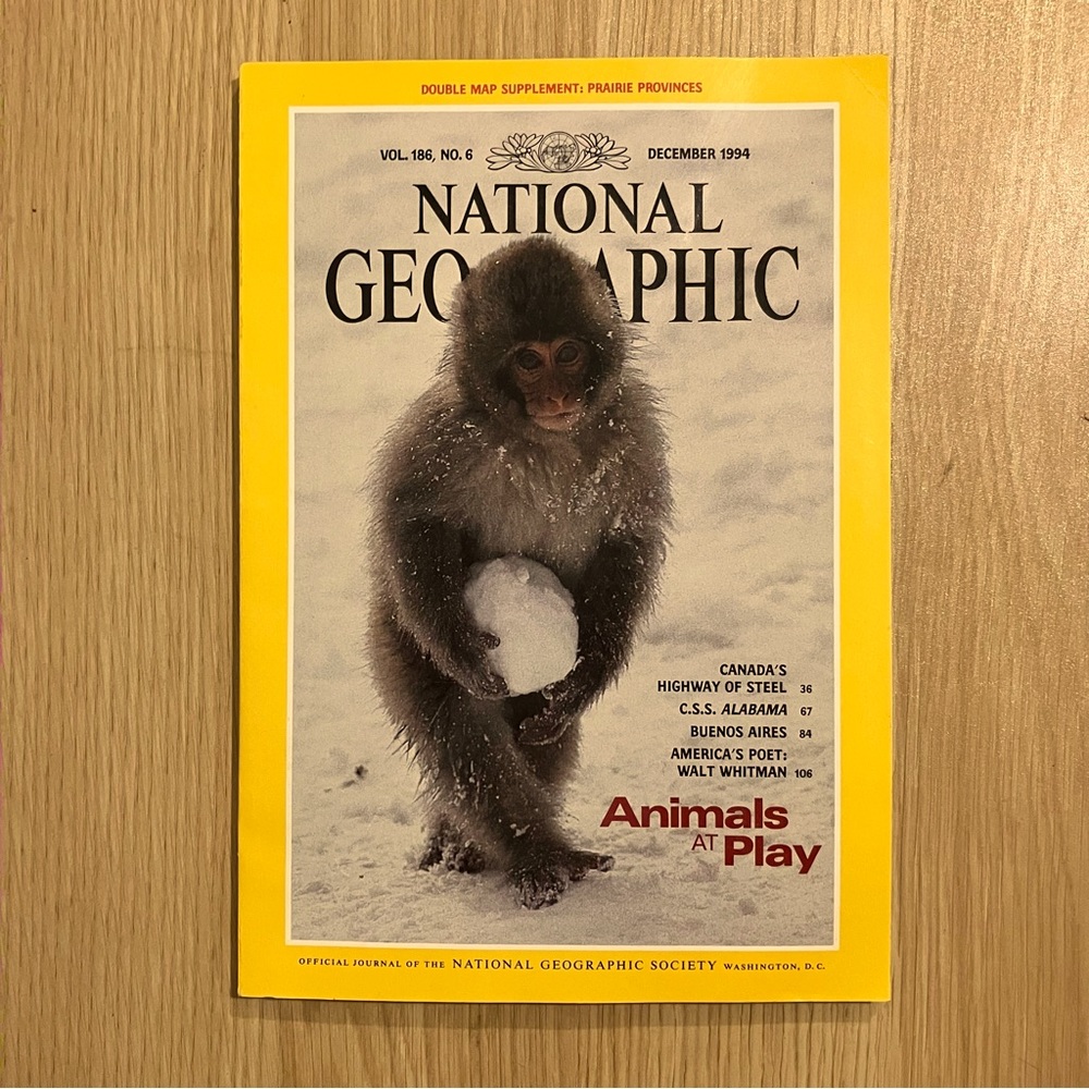 National Geographic Magazine Vol. 186, No. 6, December 1994